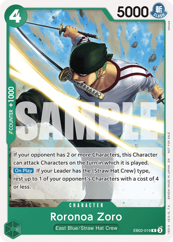 Roronoa Zoro — EB02-019p1