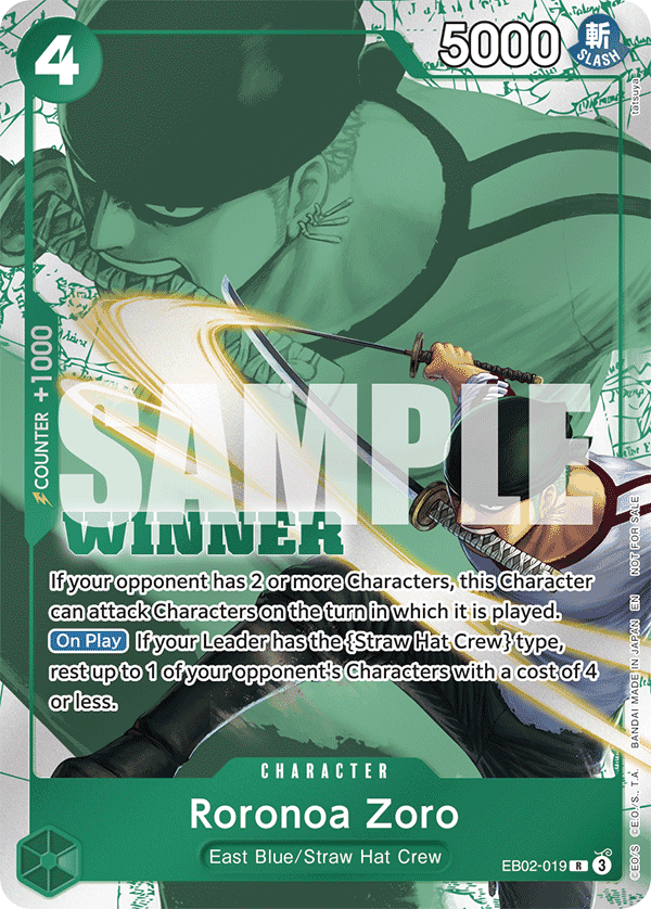 Roronoa Zoro — EB02-019p2