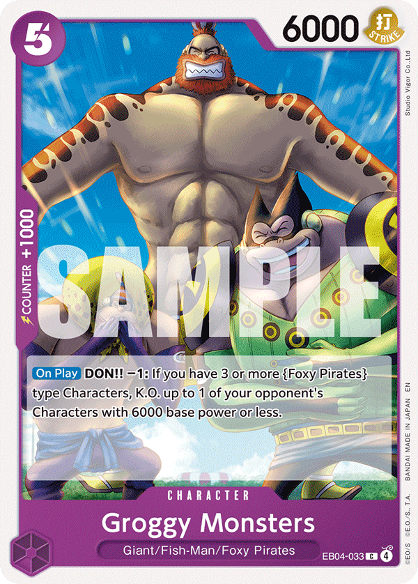 Groggy Monsters — EB04-033