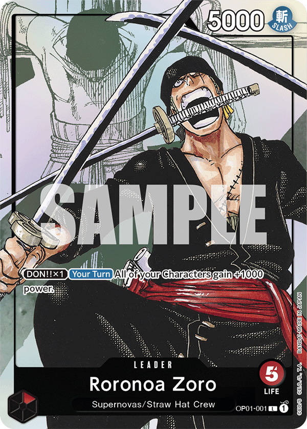 Roronoa Zoro — OP01-001p2