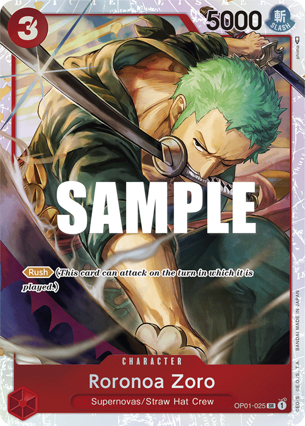 Roronoa Zoro — OP01-025p2