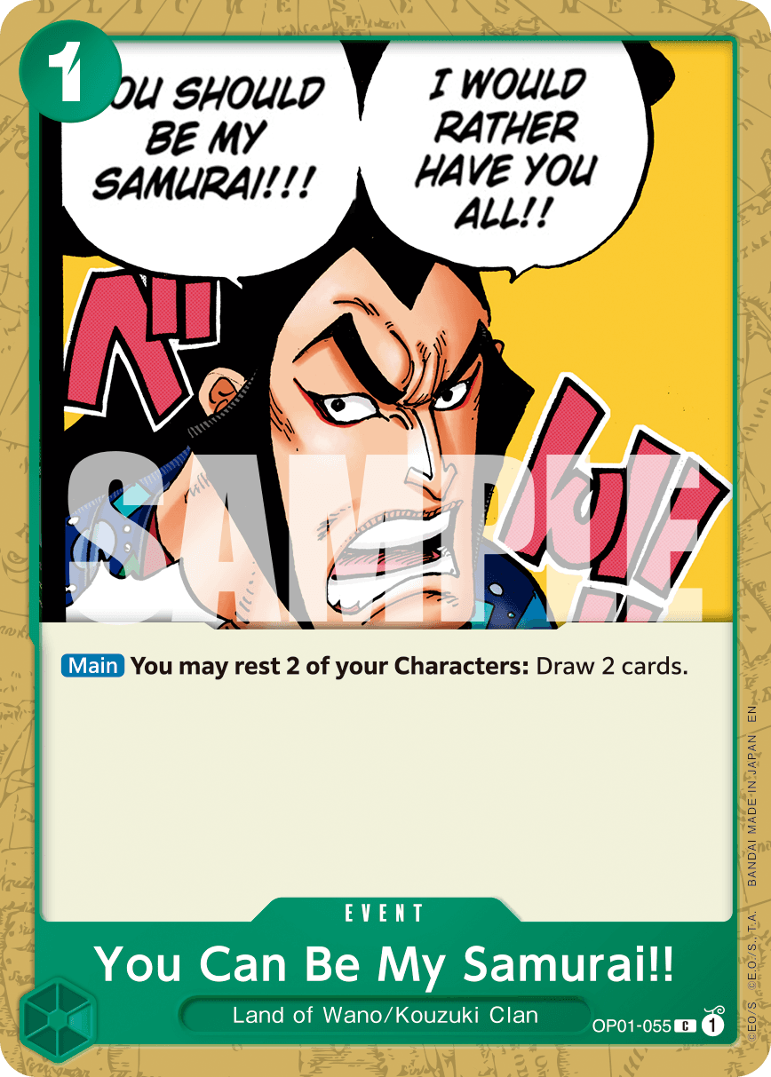 You Can Be My Samurai!! — OP01-055r1