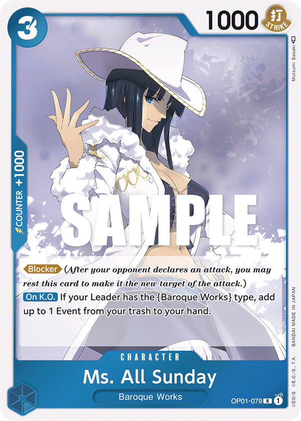 Ms. All Sunday — OP01-079