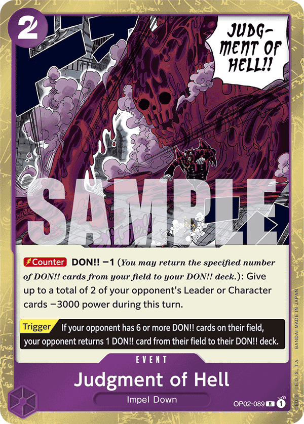 Judgment of Hell — OP02-089r1