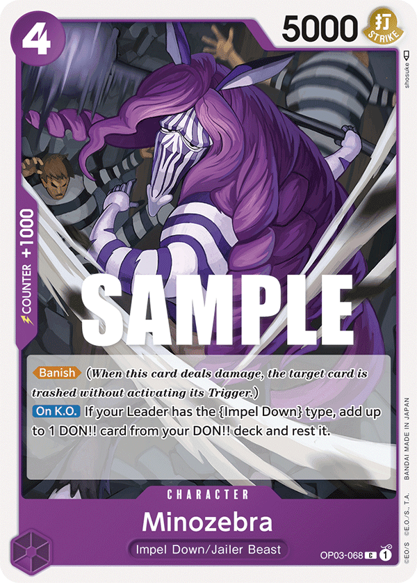 Minozebra — OP03-068