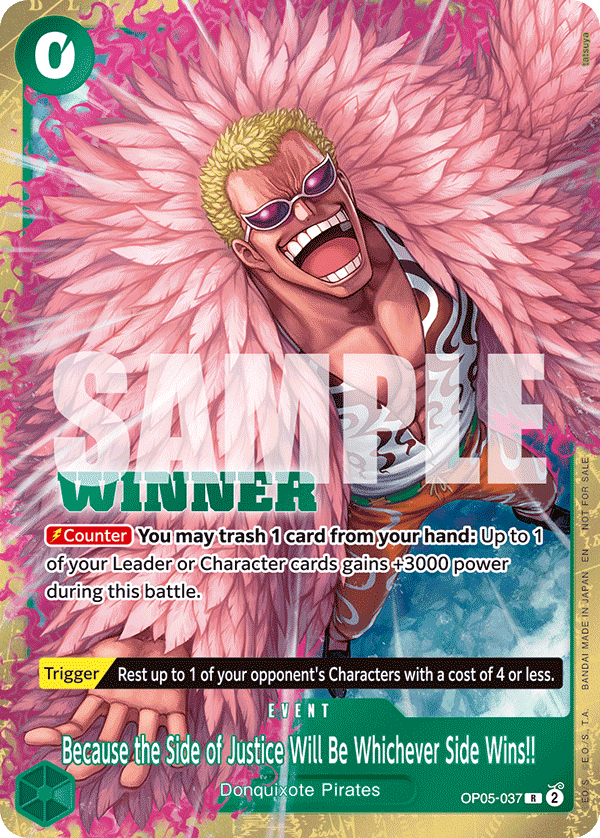 Because the Side of Justice Will Be Whichever Side Wins!! — OP05-037p2