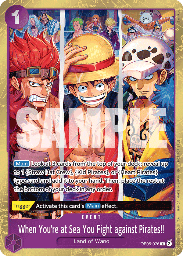 When You're at Sea You Fight against Pirates!! — OP05-076p3