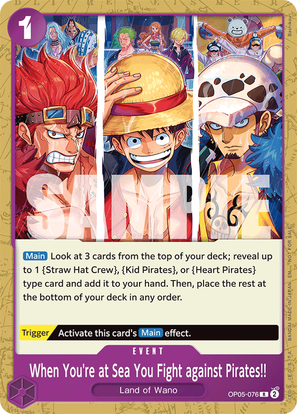 When You're at Sea You Fight against Pirates!! — OP05-076p4