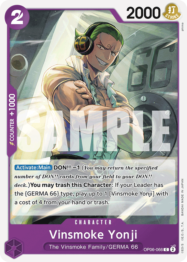 Vinsmoke Yonji — base