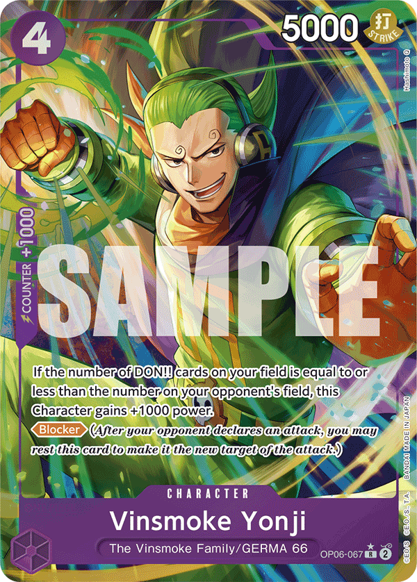 Vinsmoke Yonji — base