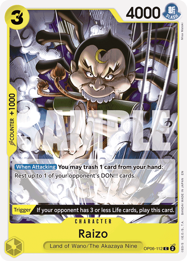 Raizo — OP06-112r1