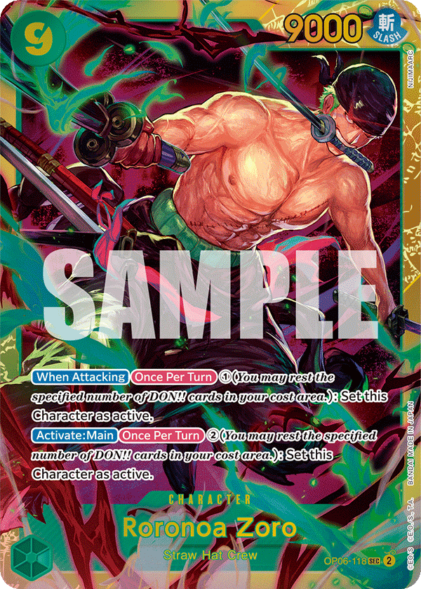 Roronoa Zoro — OP06-118