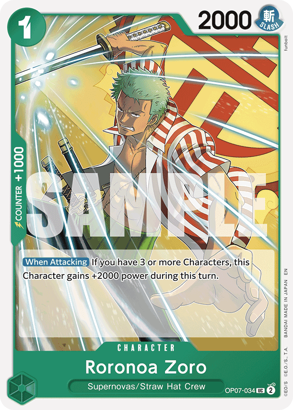 Roronoa Zoro — OP07-034r1