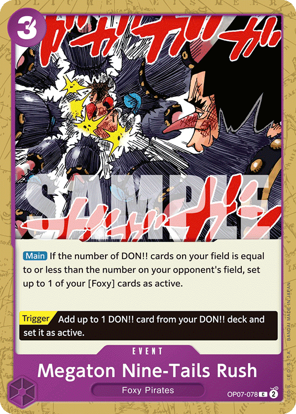 Megaton Nine-Tails Rush — OP07-078