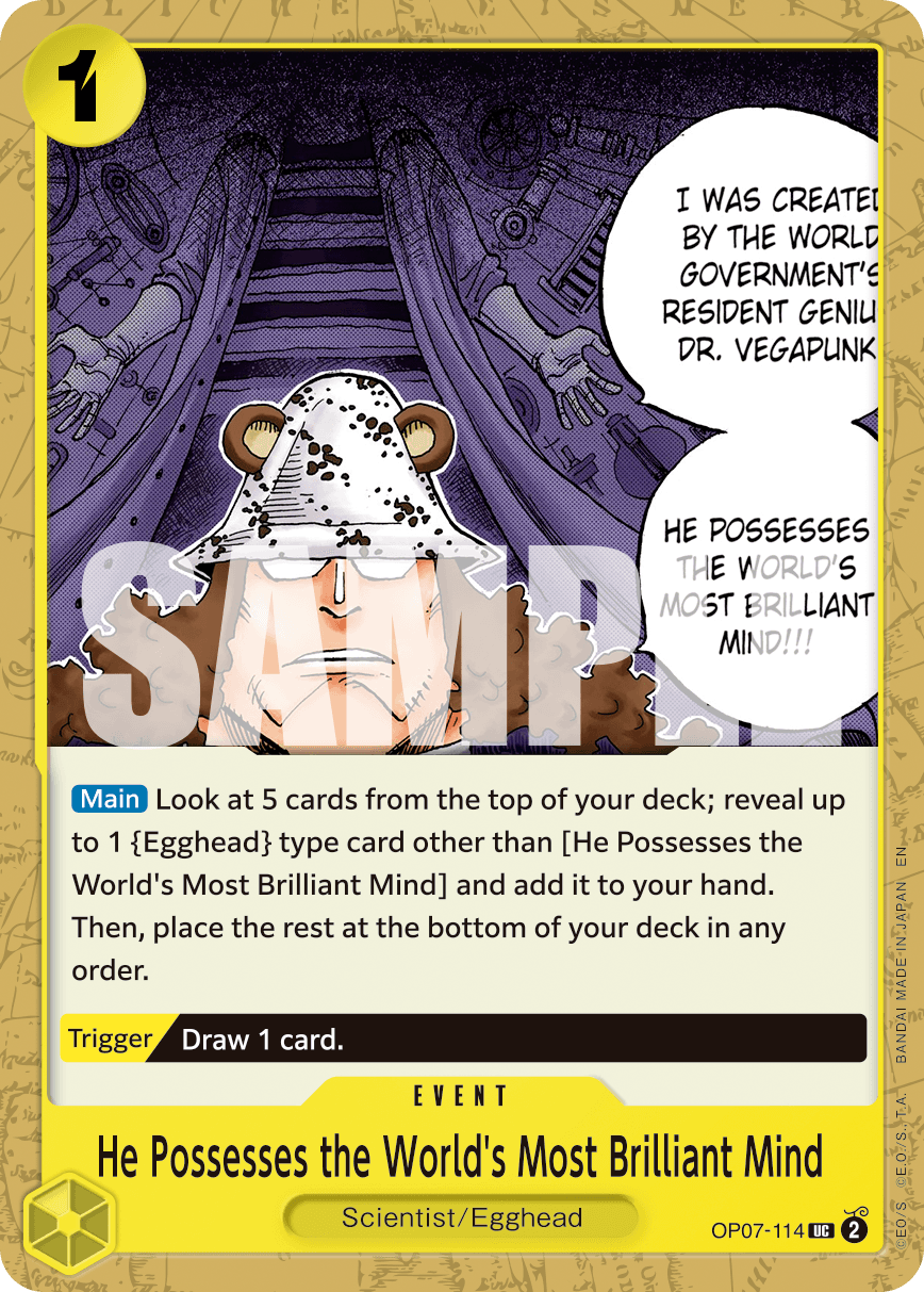 He Possesses the World's Most Brilliant Mind — OP07-114r1