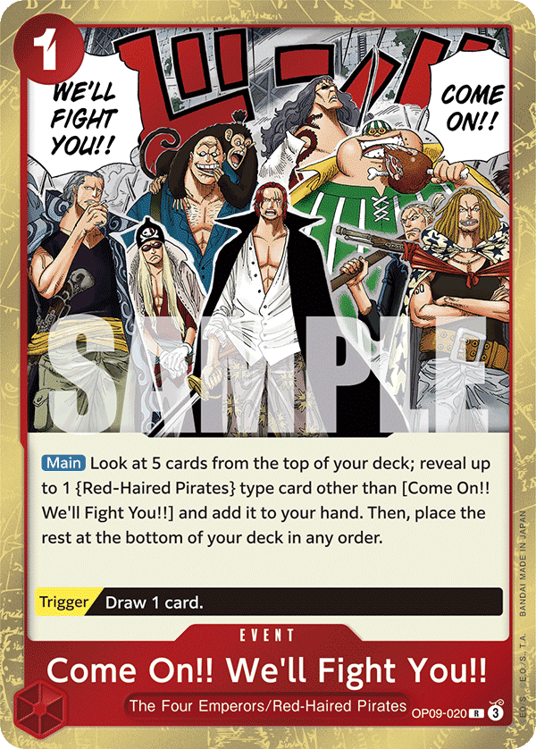 Come On!! We'll Fight You!! — base
