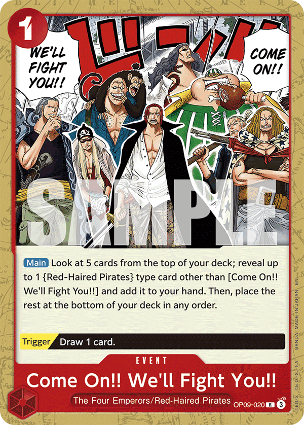 Come On!! We'll Fight You!! — OP09-020r1