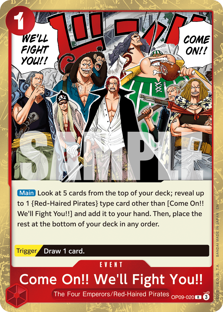 Come On!! We'll Fight You!! — OP09-020r2