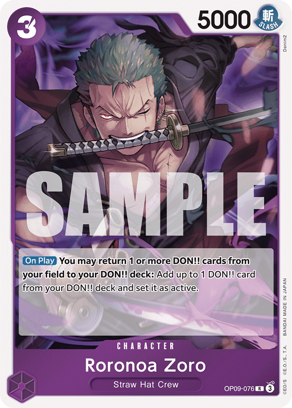 Roronoa Zoro — OP09-076