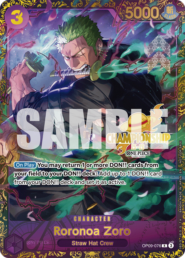 Roronoa Zoro — OP09-076p1