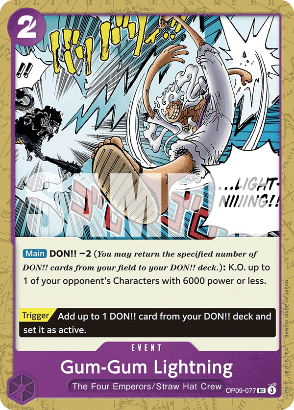 Gum-Gum Lightning — base
