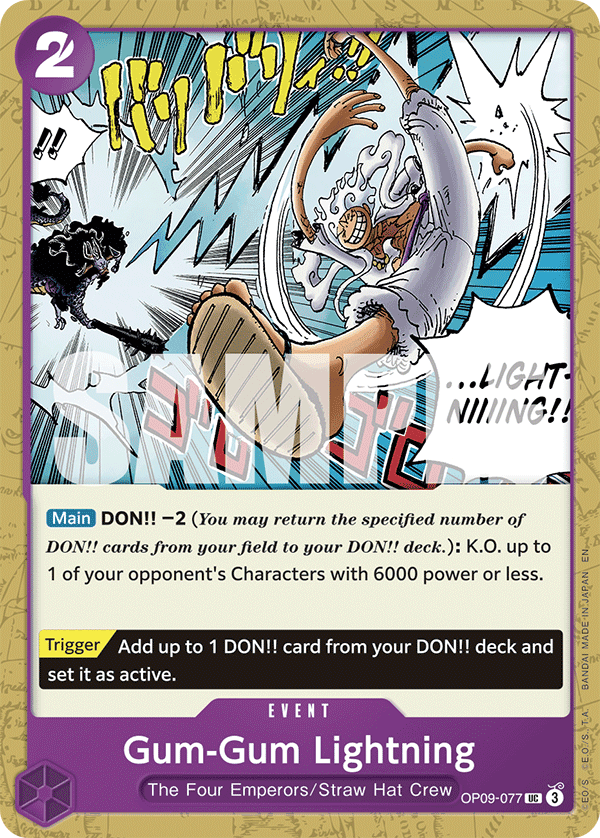 Gum-Gum Lightning — OP09-077r1