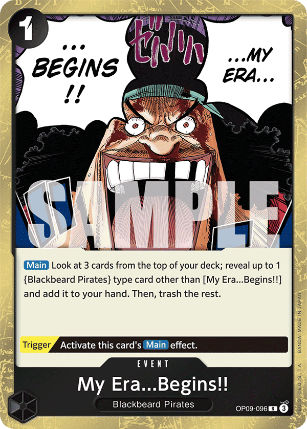 My Era...Begins!! — OP09-096
