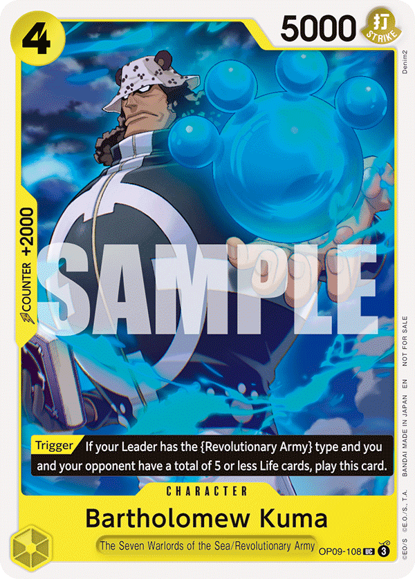 Bartholomew Kuma — OP09-108p1