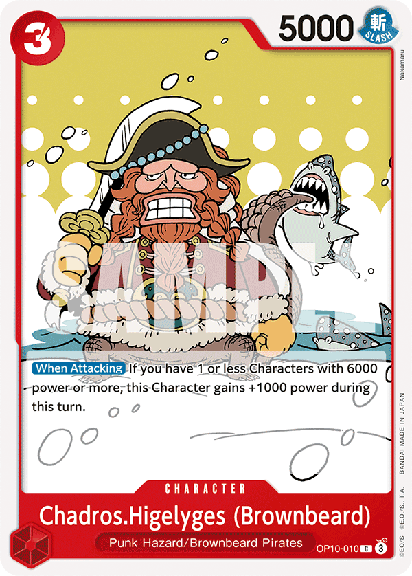 Chadros.Higelyges (Brownbeard) — OP10-010
