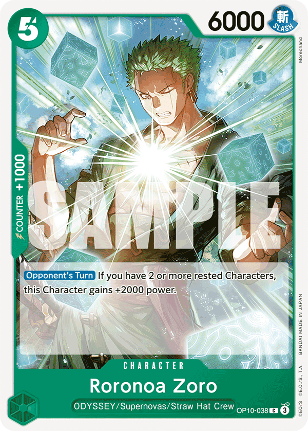 Roronoa Zoro — OP10-038