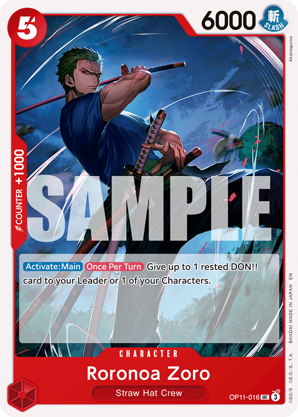 Roronoa Zoro — OP11-016