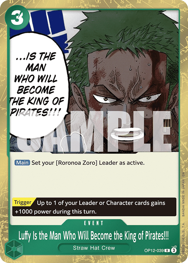 Luffy Is the Man Who Will Become the King of Pirates!!! — base