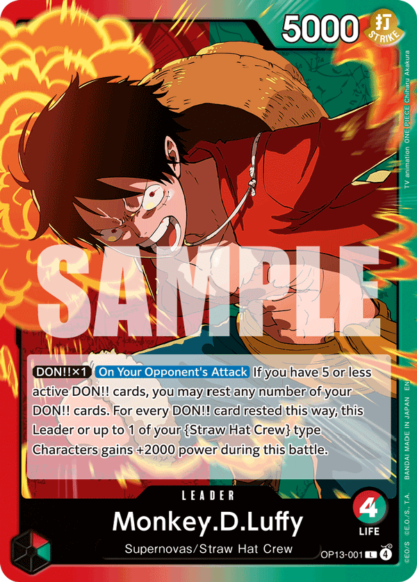 Monkey.D.Luffy — OP13-001