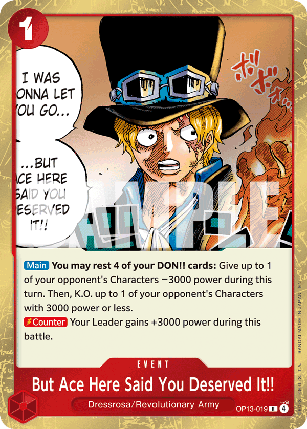 But Ace Here Said You Deserved It!! — base