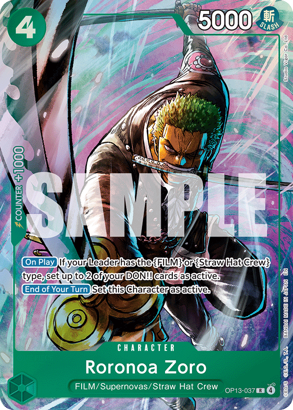 Roronoa Zoro — OP13-037p2