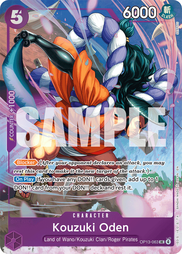 Kouzuki Oden — OP13-063p1