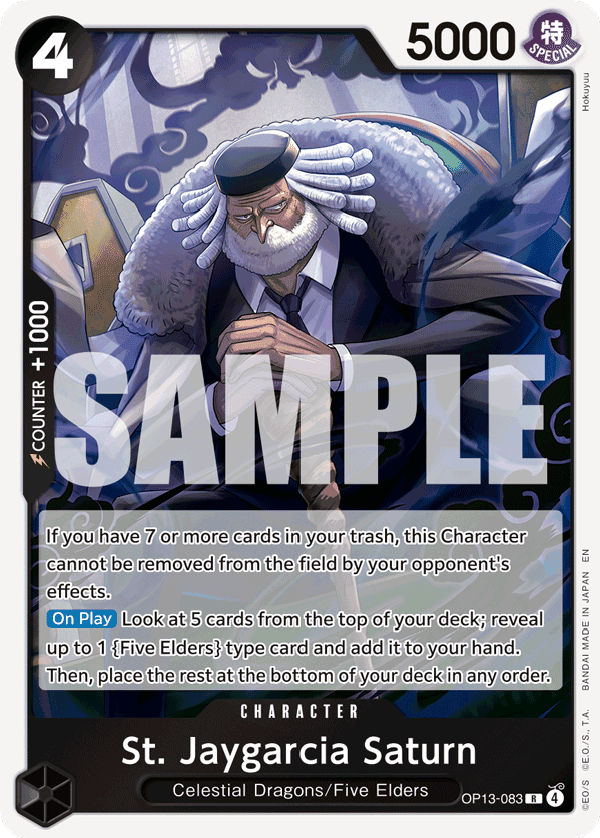 St. Jaygarcia Saturn — OP13-083