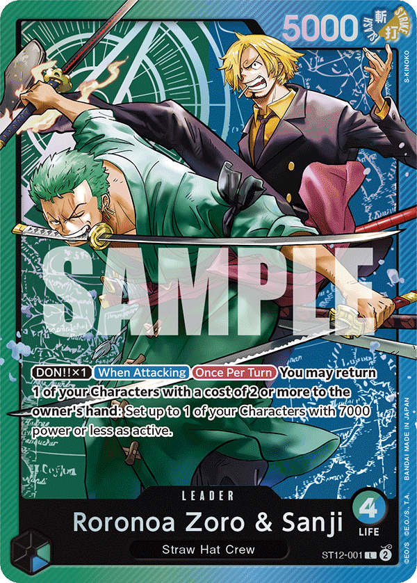 Roronoa Zoro & Sanji — ST12-001