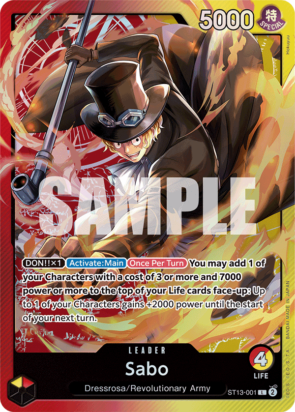 Sabo — ST13-001