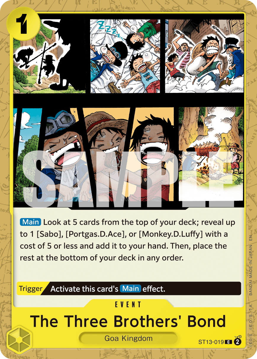 The Three Brothers' Bond — ST13-019r1