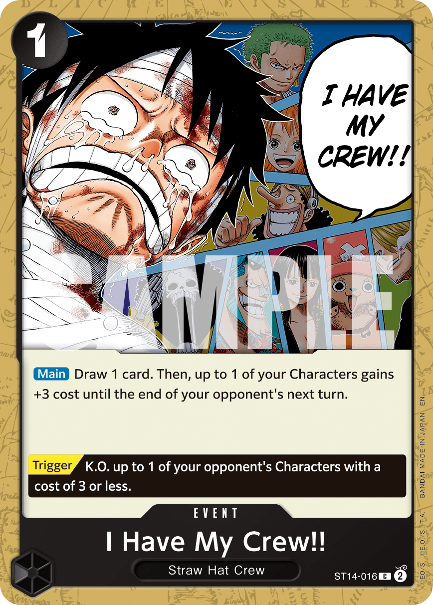 I Have My Crew!! — ST14-016r1