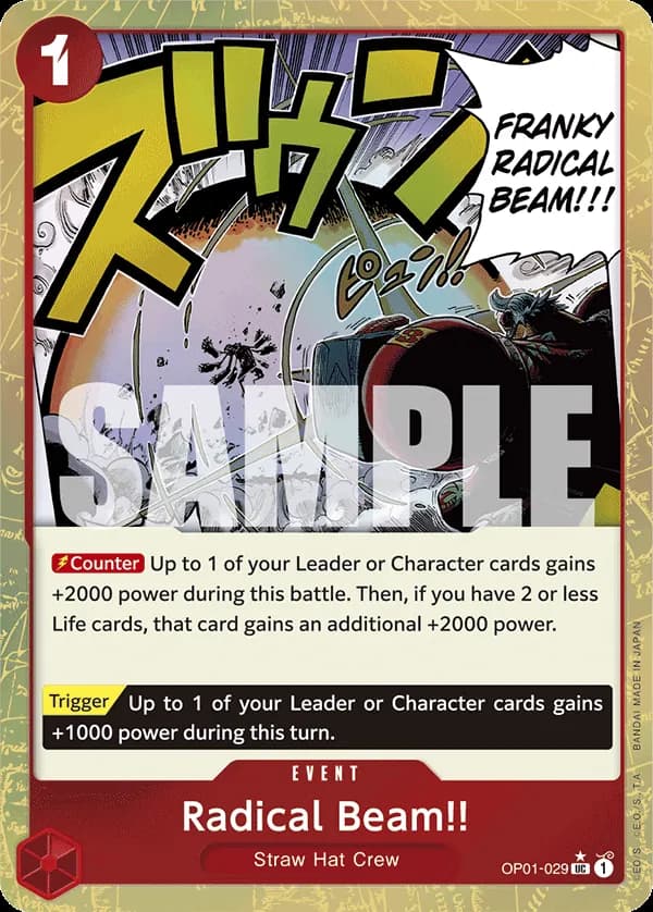 Radical Beam!! — OP01-029p2