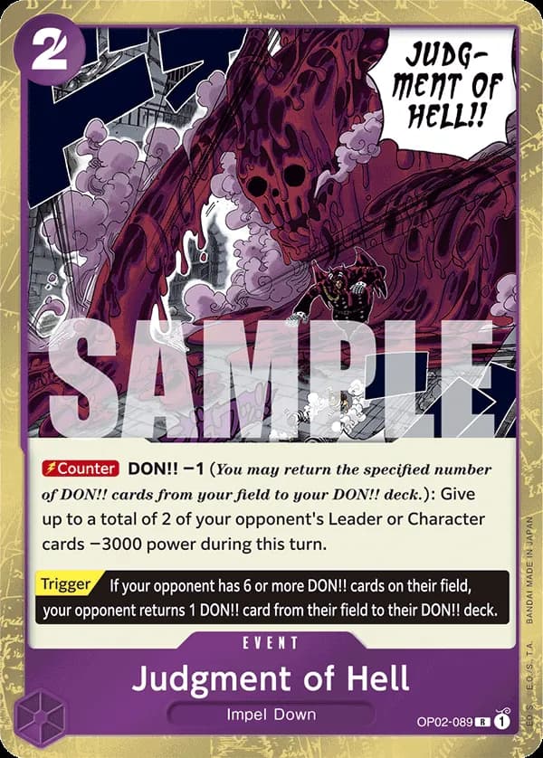 Judgment of Hell — OP02-089p1