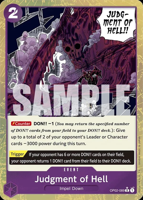 Judgment of Hell — OP02-089p2