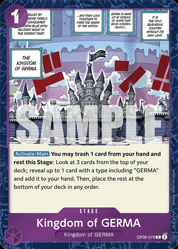 Kingdom of GERMA — OP06-079p1