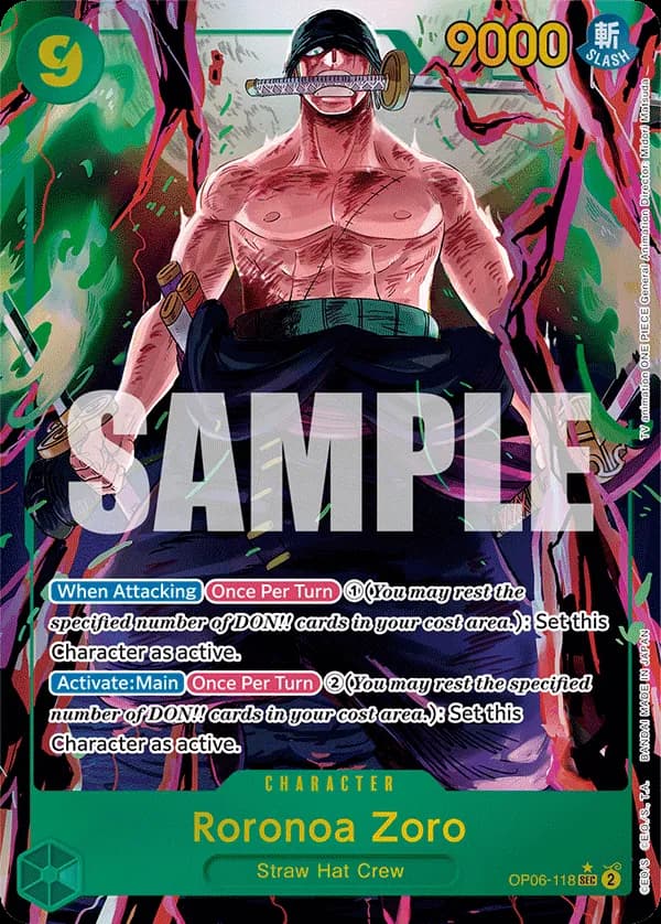 Roronoa Zoro — OP06-118p1