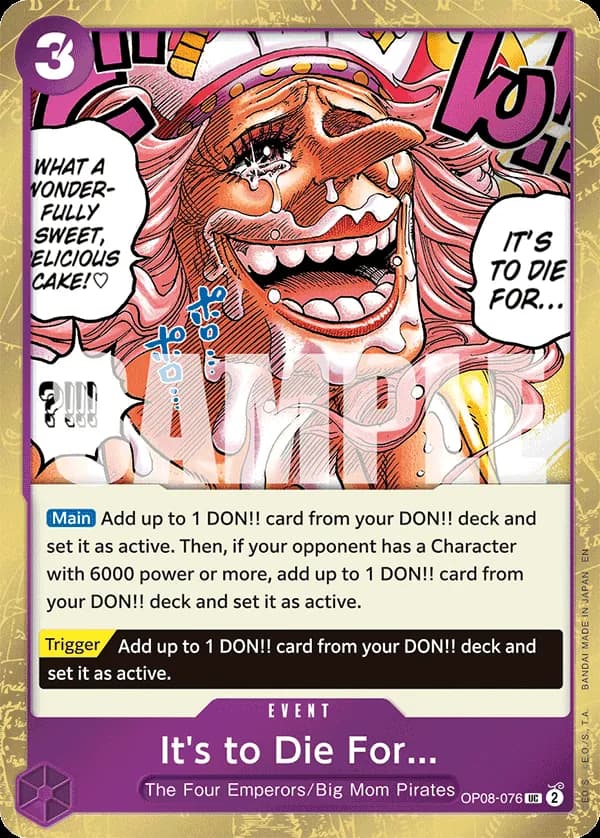 It's to Die For... — Pirate Foil