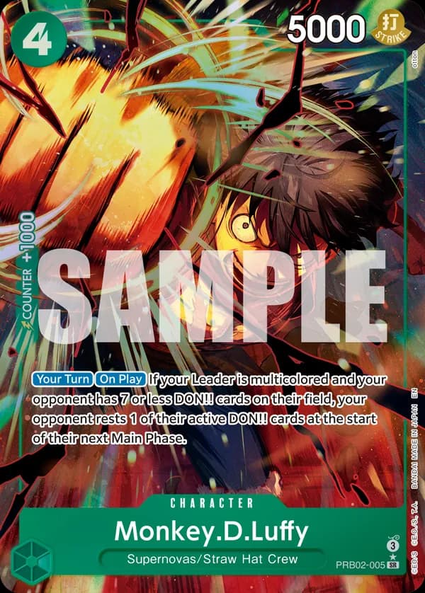 Monkey.D.Luffy — PRB02-005p1
