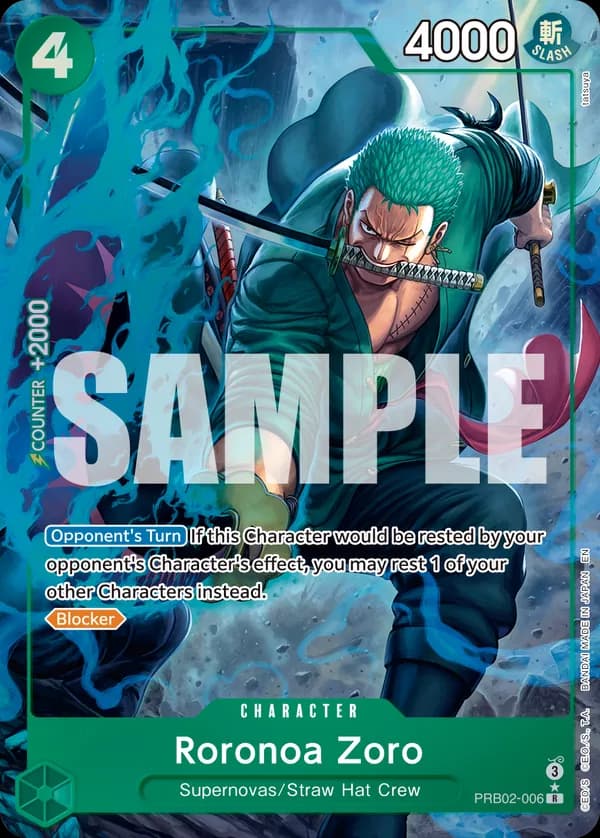 Roronoa Zoro — PRB02-006p1