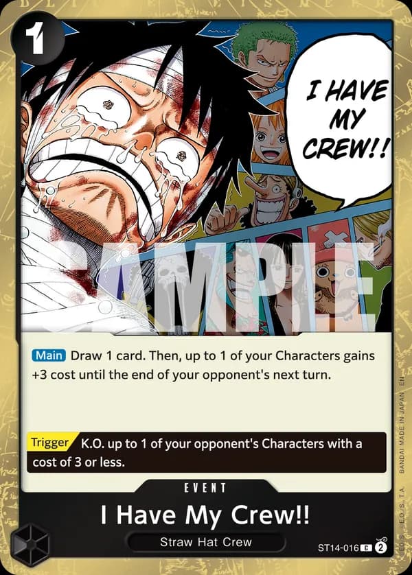 I Have My Crew!! — ST14-016p1